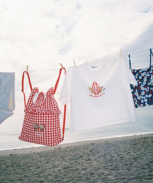 sanrio（サンリオ）の「【お気に入り登録数800件突破/コラボ/カラバリ豊富】MILKFED. × HELLO KITTY SUN-KISSED F2F DRAWSTRING BAG（バックパック/リュック・レディース・イエロー/ブラック/レッド・ONE SIZE）」の12枚目の写真