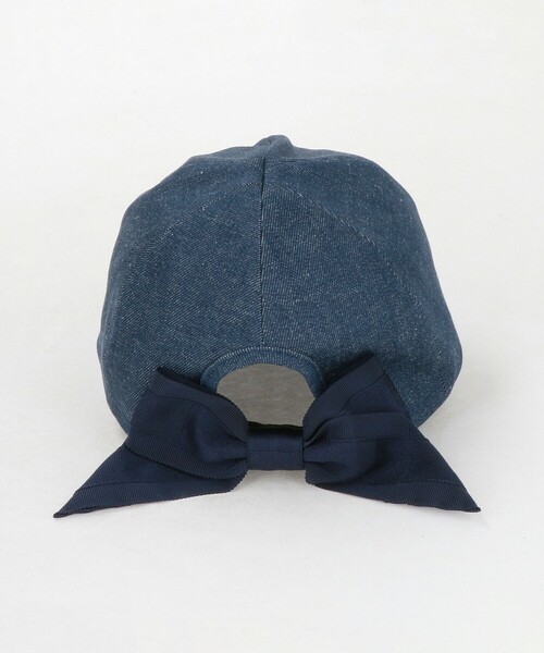Athena New York（アシーナニューヨーク）の「＜Athena New York＞BECKY リボン キャップ（キャップ・レディース・ブラック/コバルトブルー・FREE）」の5枚目の写真