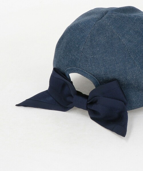 Athena New York（アシーナニューヨーク）の「＜Athena New York＞BECKY リボン キャップ（キャップ・レディース・ブラック/コバルトブルー・FREE）」の8枚目の写真