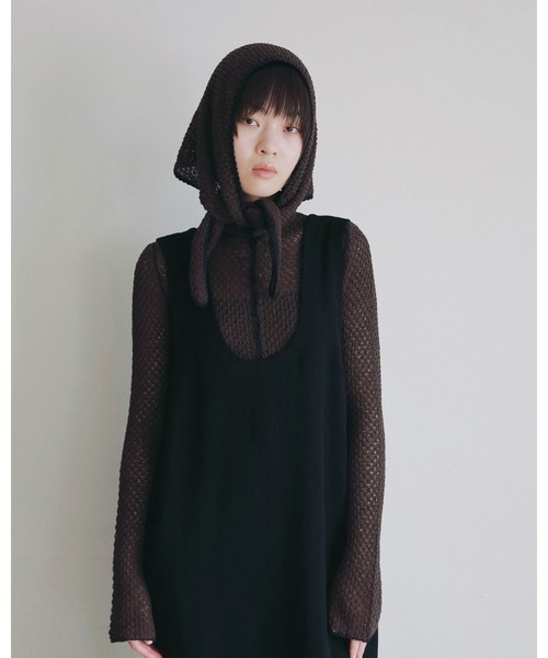 anuke（アンヌーク）の「Uneck Loose Onepiece（ワンピース・レディース・ネイビー/ブラック・36inch/38inch）」の8枚目の写真