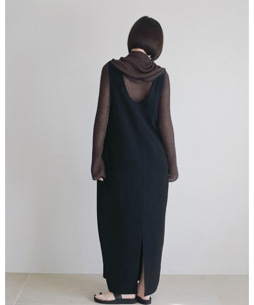 anuke（アンヌーク）の「Uneck Loose Onepiece（ワンピース・レディース・ネイビー/ブラック・36inch/38inch）」の10枚目の写真