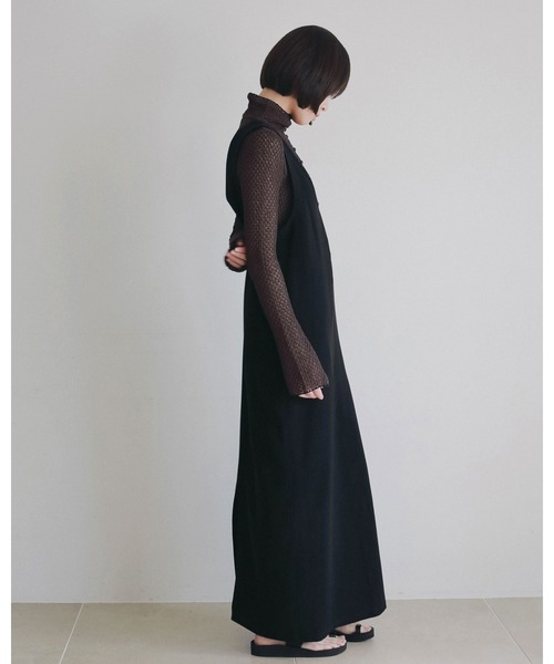 anuke（アンヌーク）の「Uneck Loose Onepiece（ワンピース・レディース・ネイビー/ブラック・36inch/38inch）」の12枚目の写真