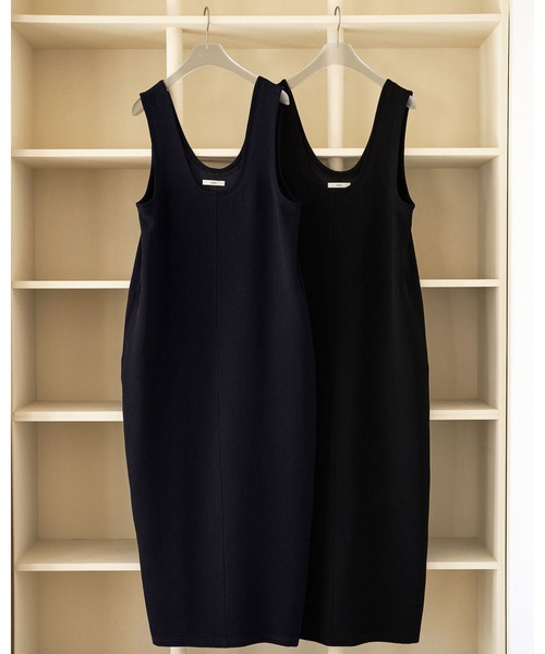 anuke（アンヌーク）の「Uneck Loose Onepiece（ワンピース・レディース・ネイビー/ブラック・36inch/38inch）」の15枚目の写真