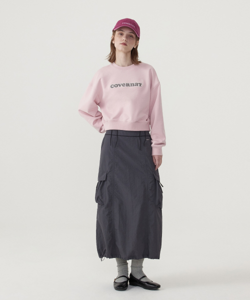 COVERNAT WOMAN(カバーナットウーマン)の「ウーマンストリングカーゴスカートチャーコール(スカート・レディース・その他・WS/WM)」の4枚目の写真