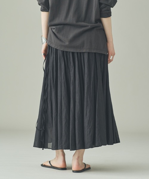 Curensology（カレンソロジー）の「Curensology(カレンソロジー)/オーガンタックスカート（スカート・レディース・ブラック/ホワイト・FREE）」の14枚目の写真