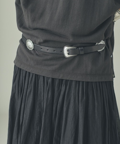 Curensology（カレンソロジー）の「Curensology(カレンソロジー)/オーガンタックスカート（スカート・レディース・ブラック/ホワイト・FREE）」の19枚目の写真