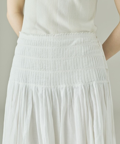 Curensology（カレンソロジー）の「Curensology(カレンソロジー)/オーガンタックスカート（スカート・レディース・ブラック/ホワイト・FREE）」の11枚目の写真