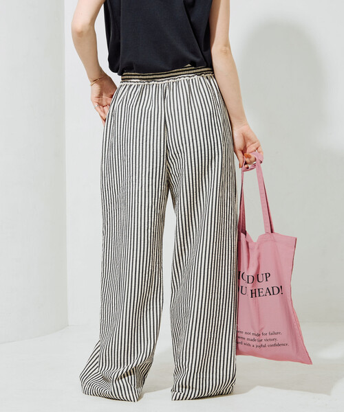 FREAK'S STORE（フリークスストア）の「限定展開　ポコポコ ストライプ イージーパンツ（その他パンツ・レディース・ブラック/グリーン/ブラウン・SMALL/MEDIUM）」の20枚目の写真