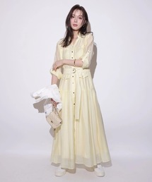 Mystrada（マイストラーダ）の「ポケットシアーシャツワンピ（ワンピース）」