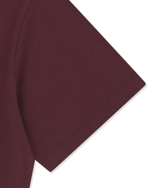 BROWNBREATH（ブラウンブレス）の「W TAG CROP TEE - BURGUNDY（Tシャツ/カットソー・レディース・その他・SMALL/MEDIUM）」の5枚目の写真