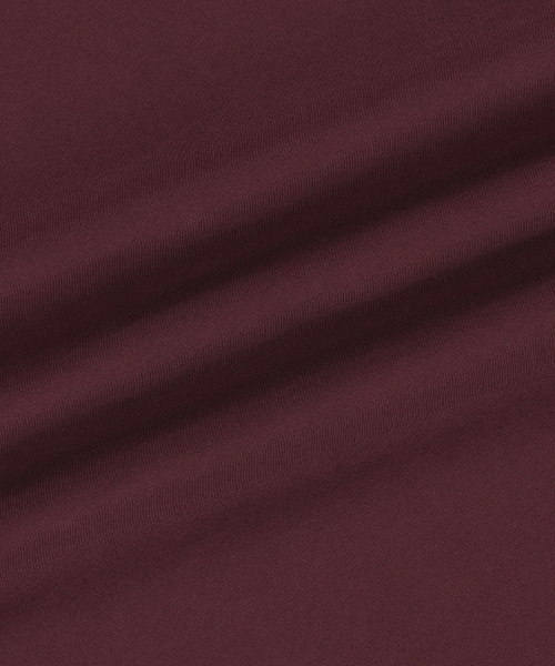 BROWNBREATH（ブラウンブレス）の「W TAG CROP TEE - BURGUNDY（Tシャツ/カットソー・レディース・その他・SMALL/MEDIUM）」の6枚目の写真