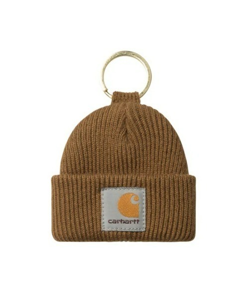 Carhartt(カーハート)の「【Carhartt WIP】MINI WATCH HAT KEYCHAIN(キーホルダー・メンズ・ブラウン/ブラック・ONE SIZE)」の2枚目の写真