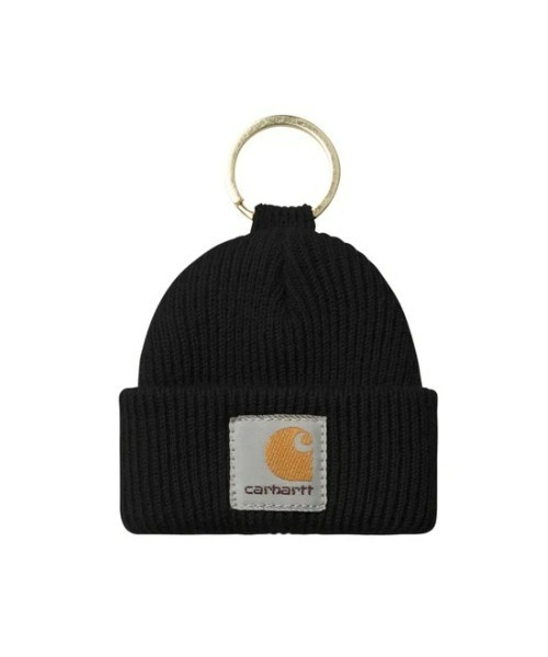 Carhartt(カーハート)の「【Carhartt WIP】MINI WATCH HAT KEYCHAIN(キーホルダー・メンズ・ブラウン/ブラック・ONE SIZE)」の1枚目の写真