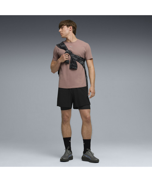 PUMA(プーマ)の「PUMA プーマ メンズ ランニング クールセル 半袖 Tシャツ(Tシャツ/カットソー・メンズ・ブラック/ピンクベージュ・X-SMALL/SMALL/X-LARGE/LARGE/MEDIUM)」の6枚目の写真