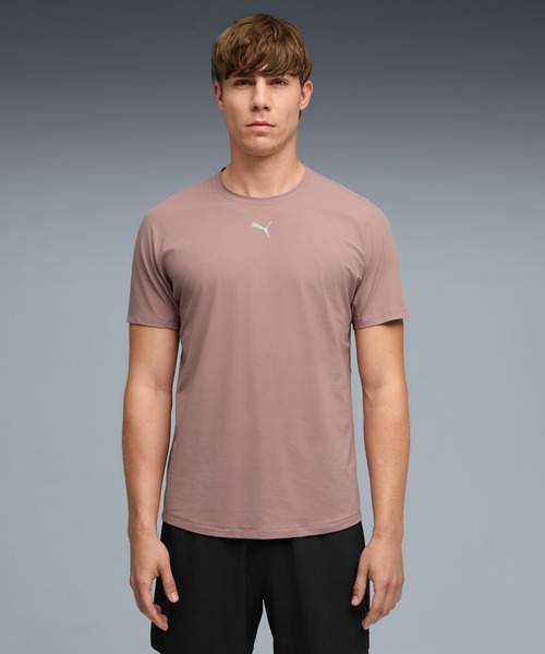 PUMA(プーマ)の「PUMA プーマ メンズ ランニング クールセル 半袖 Tシャツ(Tシャツ/カットソー・メンズ・ブラック/ピンクベージュ・X-SMALL/SMALL/X-LARGE/LARGE/MEDIUM)」の1枚目の写真