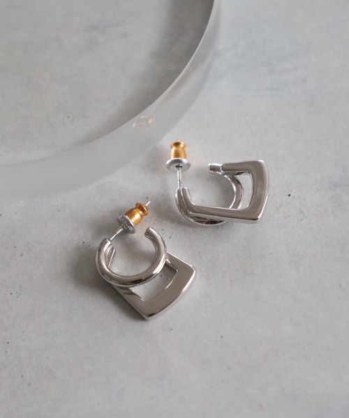 jimmysea OH DAWG シルバーピアス 両耳用 セール】liberty メタルシンプルピアス / 厚メッキ（ピアス（両耳用