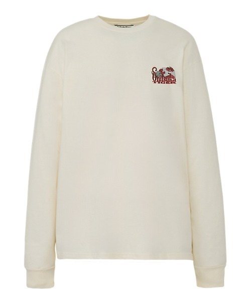 Onitsuka Tiger(オニツカタイガー)の「GRAPHIC LONG SLEEVED TEE / グラフィックロングスリーブティー(Tシャツ/カットソー・レディース・オフホワイト/ネイビー・S/XL/L/M/XS)」の6枚目の写真