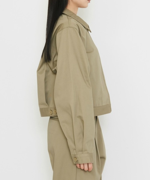 Dickies（ディッキーズ）の「Dickies/ディッキーズ レディース TCツイル アイゼンハワーショートジャケット（その他アウター・レディース・ダークブラウン/ベージュ/ダークグリーン/ブラック・SMALL/MEDIUM）」の10枚目の写真