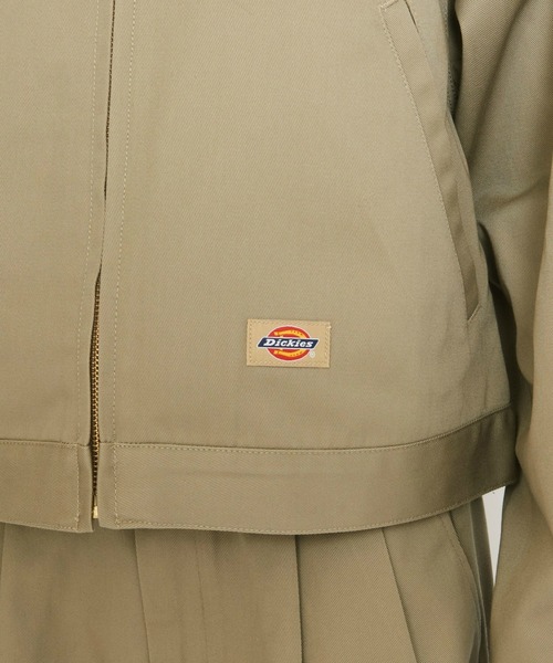 Dickies（ディッキーズ）の「Dickies/ディッキーズ レディース TCツイル アイゼンハワーショートジャケット（その他アウター・レディース・ダークブラウン/ベージュ/ダークグリーン/ブラック・SMALL/MEDIUM）」の12枚目の写真