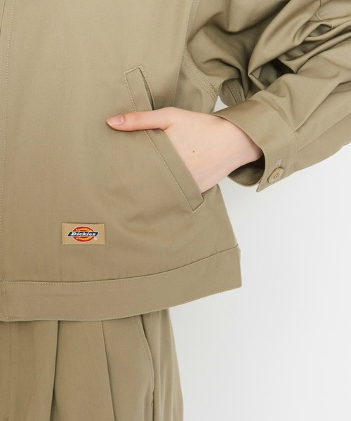 Dickies（ディッキーズ）の「Dickies/ディッキーズ レディース TCツイル アイゼンハワーショートジャケット（その他アウター・レディース・ダークブラウン/ベージュ/ダークグリーン/ブラック・SMALL/MEDIUM）」の13枚目の写真