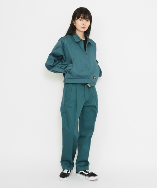 Dickies（ディッキーズ）の「Dickies/ディッキーズ レディース TCツイル アイゼンハワーショートジャケット（その他アウター・レディース・ダークブラウン/ベージュ/ダークグリーン/ブラック・SMALL/MEDIUM）」の17枚目の写真