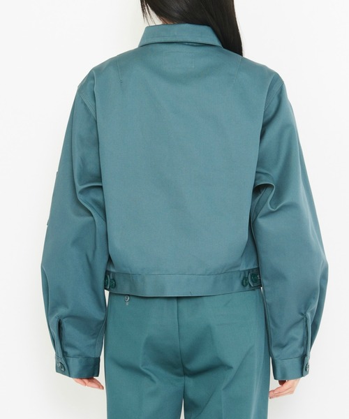 Dickies（ディッキーズ）の「Dickies/ディッキーズ レディース TCツイル アイゼンハワーショートジャケット（その他アウター・レディース・ダークブラウン/ベージュ/ダークグリーン/ブラック・SMALL/MEDIUM）」の20枚目の写真