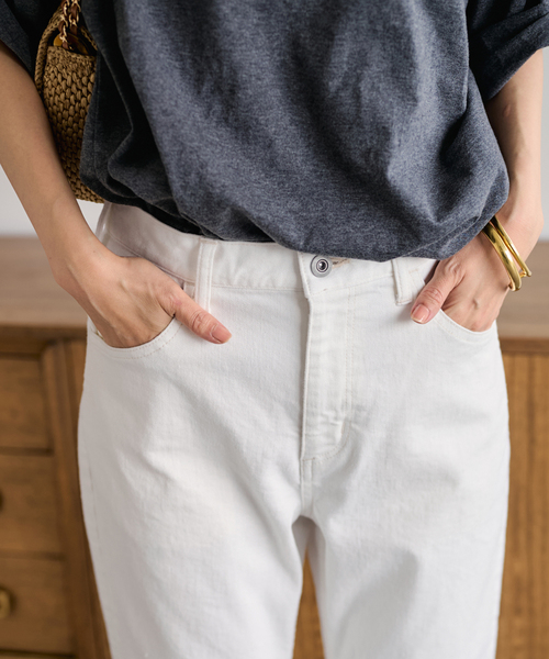 FRAMeWORK（フレームワーク）の「ルーズフレアデニムパンツ（デニムパンツ・レディース・ブラック/ホワイト/ブルー系その他・36/38/40）」の18枚目の写真