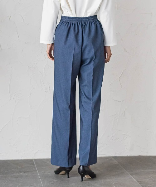 la.f…(ラエフ)の「【WEB限定】“美脚デニム見え”ワイドパンツ(その他パンツ・レディース・ダークネイビー/ブラック系その他・7号/9号/11号)」の10枚目の写真