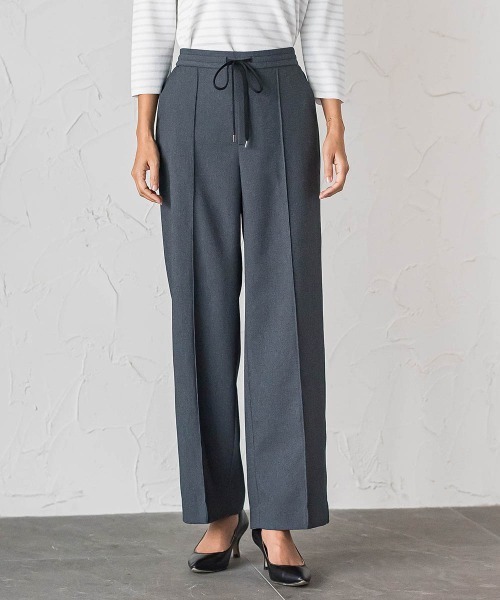 la.f…(ラエフ)の「【WEB限定】“美脚デニム見え”ワイドパンツ(その他パンツ・レディース・ダークネイビー/ブラック系その他・7号/9号/11号)」の19枚目の写真