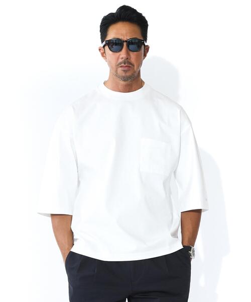 DRESSTERIOR(ドレステリア)の「【干場義雅×DRESSTERIOR】ICE CLEAR COTTON Tシャツ(Tシャツ/カットソー・メンズ・ホワイト/ネイビー/ブラック・90/91/92/94)」の1枚目の写真