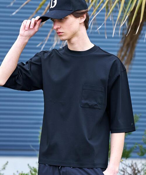 DRESSTERIOR(ドレステリア)の「【干場義雅×DRESSTERIOR】ICE CLEAR COTTON Tシャツ(Tシャツ/カットソー・メンズ・ホワイト/ネイビー/ブラック・90/91/92/94)」の4枚目の写真