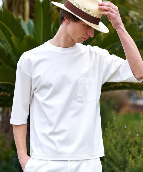 DRESSTERIOR(ドレステリア)の「【干場義雅×DRESSTERIOR】ICE CLEAR COTTON Tシャツ(Tシャツ/カットソー・メンズ・ホワイト/ネイビー/ブラック・90/91/92/94)」の9枚目の写真