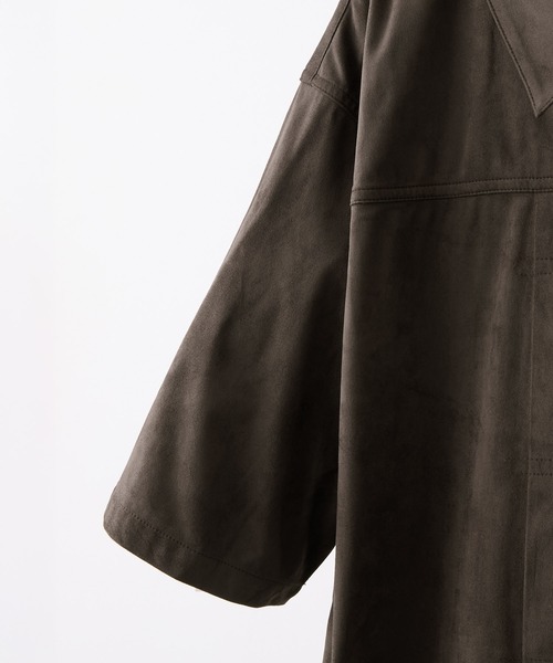 CLEL(クレイル)の「【CLEL】Trucker Design Summer Fade Shirt / トラッカーデザイン サマーフェードシャツ(吸水速乾)(シャツ/ブラウス・メンズ・チャコールグレー/ブラウン/ブラック・XS/S/M/L)」の10枚目の写真