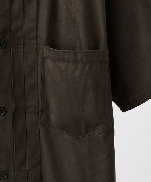 CLEL(クレイル)の「【CLEL】Trucker Design Summer Fade Shirt / トラッカーデザイン サマーフェードシャツ(吸水速乾)(シャツ/ブラウス・メンズ・チャコールグレー/ブラウン/ブラック・XS/S/M/L)」の12枚目の写真