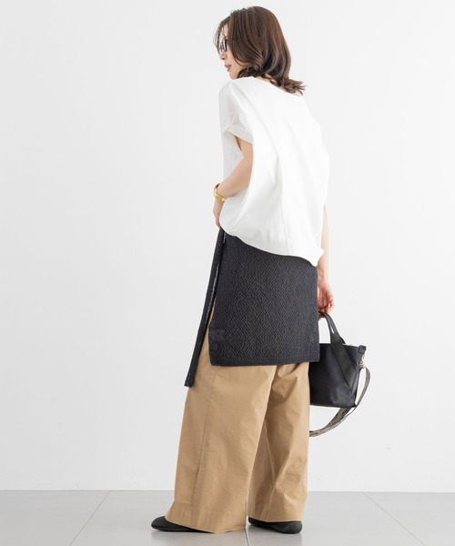 BARNYARDSTORM（バンヤードストーム）の「【『BABALOG』YouTubeご紹介アイテム】BARNYARDSTORM / トリコットターンバックTシャツ（Tシャツ/カットソー・レディース・ブラウン/ホワイト/チャコールグレー・S/M）」の12枚目の写真