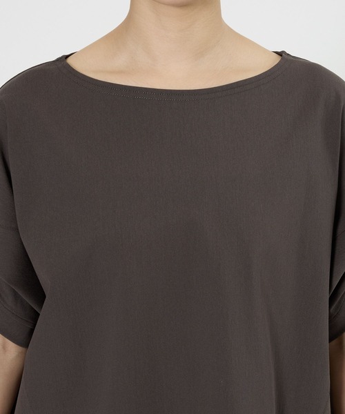 BARNYARDSTORM（バンヤードストーム）の「【『BABALOG』YouTubeご紹介アイテム】BARNYARDSTORM / トリコットターンバックTシャツ（Tシャツ/カットソー・レディース・ブラウン/ホワイト/チャコールグレー・S/M）」の19枚目の写真