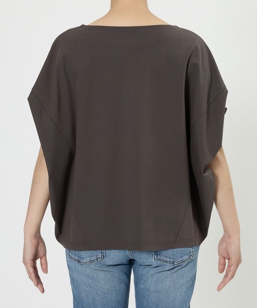 BARNYARDSTORM（バンヤードストーム）の「【『BABALOG』YouTubeご紹介アイテム】BARNYARDSTORM / トリコットターンバックTシャツ（Tシャツ/カットソー・レディース・ブラウン/ホワイト/チャコールグレー・S/M）」の18枚目の写真