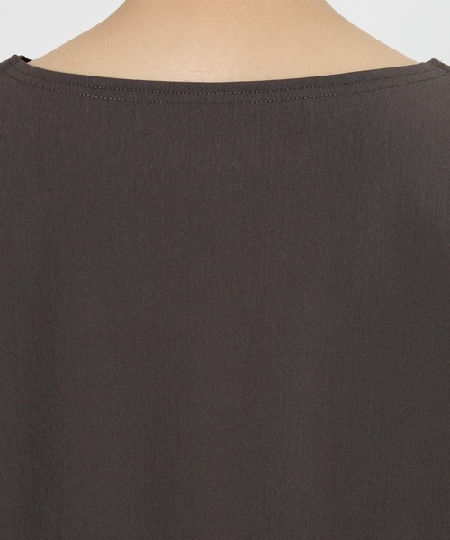 BARNYARDSTORM（バンヤードストーム）の「【『BABALOG』YouTubeご紹介アイテム】BARNYARDSTORM / トリコットターンバックTシャツ（Tシャツ/カットソー・レディース・ブラウン/ホワイト/チャコールグレー・S/M）」の20枚目の写真