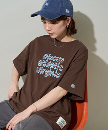 限定展開 DISCUS ATHLETIC × FREAK'S STORE/ディスカスアスレチック 別注 ロゴ 半袖 Tシャツ