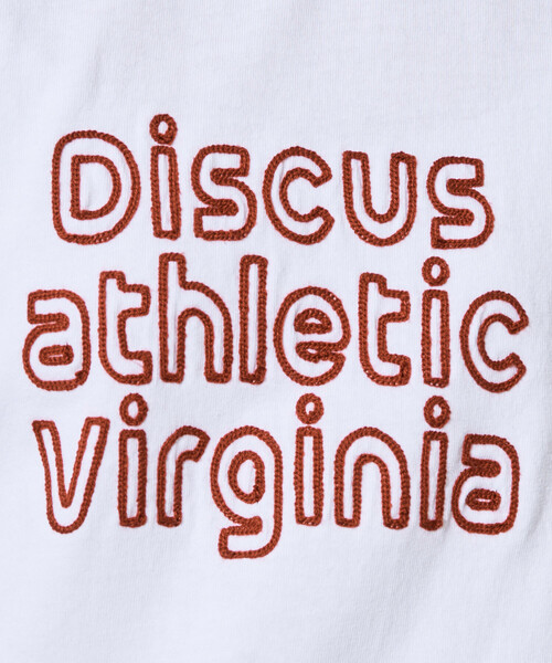 FREAK'S STORE（フリークスストア）の「限定展開 DISCUS ATHLETIC × FREAK'S STORE/ディスカスアスレチック 別注 ロゴ 半袖 Tシャツ（Tシャツ/カットソー・レディース・ブラック/オフホワイト/ネイビー/ブラウン・ﾌﾘ-）」の17枚目の写真