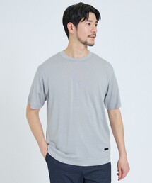 ABAHOUSE GRAY | 【メリノウール100％】 ハイゲージニット Tシャツ(Tシャツ/カットソー)