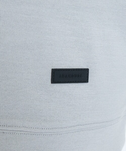 ABAHOUSE GRAY（アバハウスグレイ）の「【メリノウール100％】 ハイゲージニット Tシャツ（Tシャツ/カットソー・メンズ・ネイビー/ブラック/グレー・46/50/48）」の12枚目の写真