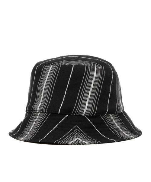 COOTIE PRODUCTIONS（クーティープロダクションズ）の「Dobby Chain Stripe Bucket Hat（ハット・メンズ・ブラック系その他/ホワイト系その他・LARGE/MEDIUM）」の3枚目の写真