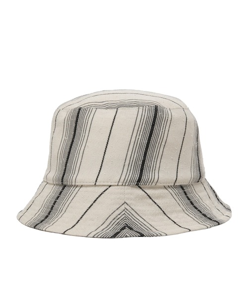 COOTIE PRODUCTIONS（クーティープロダクションズ）の「Dobby Chain Stripe Bucket Hat（ハット・メンズ・ブラック系その他/ホワイト系その他・LARGE/MEDIUM）」の4枚目の写真