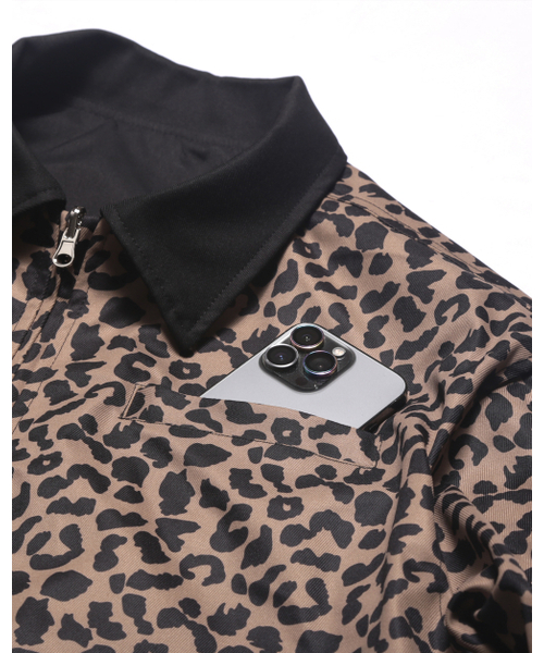 ROCKPSYCHO(ロックサイコ)の「レオパードクロップワークジャケットブラウン(デニムジャケット・メンズ・ブラック・MEDIUM/LARGE)」の9枚目の写真