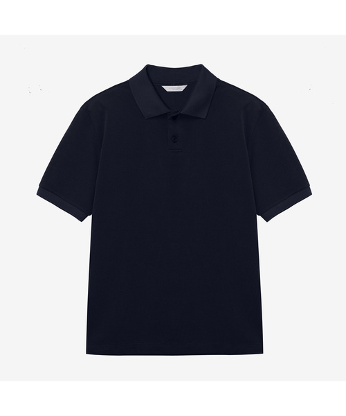 MINDBRIDGE（マインドブリッジ）の「[クール]スーピマ_クールマックス ピケTシャツ - 3カラー（ポロシャツ・メンズ・ベージュ/ネイビー/ブラウン・95/100/105/110）」の3枚目の写真