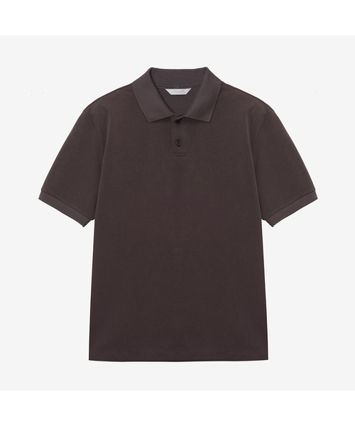 MINDBRIDGE（マインドブリッジ）の「[クール]スーピマ_クールマックス ピケTシャツ - 3カラー（ポロシャツ・メンズ・ベージュ/ネイビー/ブラウン・95/100/105/110）」の2枚目の写真