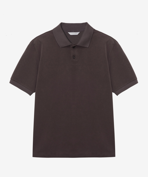 MINDBRIDGE（マインドブリッジ）の「[クール]スーピマ_クールマックス ピケTシャツ - 3カラー（ポロシャツ・メンズ・ベージュ/ネイビー/ブラウン・95/100/105/110）」の7枚目の写真