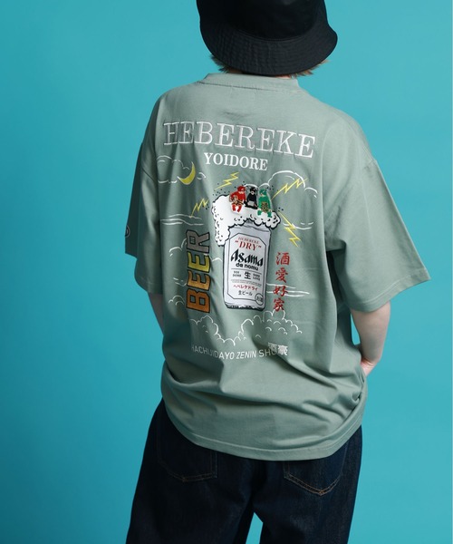JACKROSE(ジャックローズ)の「YOIDORE KAMINARISAMA TEE(Tシャツ/カットソー・メンズ・ライトグリーン/ホワイト/ブラック・XL/L/M)」の4枚目の写真