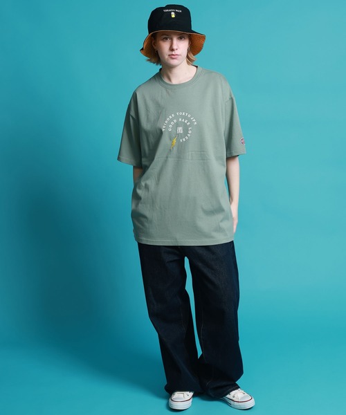 JACKROSE(ジャックローズ)の「YOIDORE KAMINARISAMA TEE(Tシャツ/カットソー・メンズ・ライトグリーン/ホワイト/ブラック・XL/L/M)」の10枚目の写真